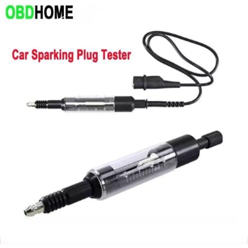 Car High Voltage Package Detector Sparking Plug Tester Spark Plug Checker Ignition System Engine In Line Auto Diagnostic Tool