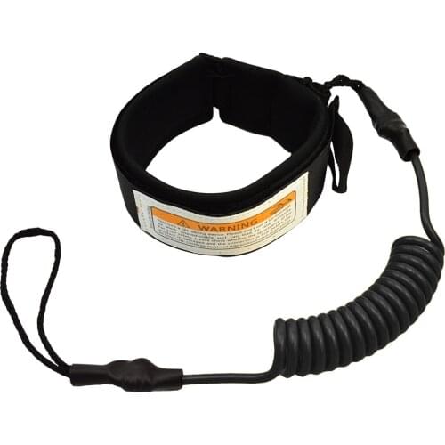 Surfing Feet Leash Paddle Paddleboard Leg Rope Surfboard Ankle Leash Elastic Coiled Stand up Paddle Board Surfing Accessories