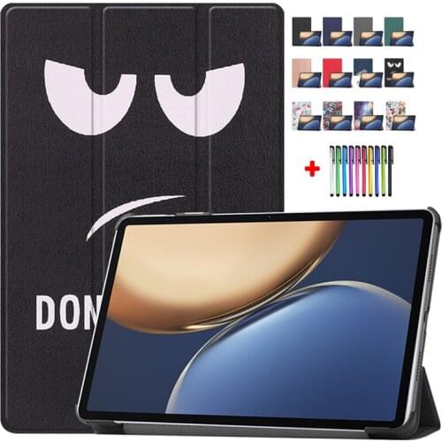 Tri Fold Tablet Smart Leather Funda For Huawei Tablet Honor Pad V7 Pro Case 2021 BRT-W09 Stand Shell For Honor V7 Pro Cover 11