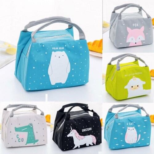 New Women Kids Men Insulated Lunch Camping Bag Tote Oxford Box Bag Thermal Cooler Food Bags High Quality Waterproof