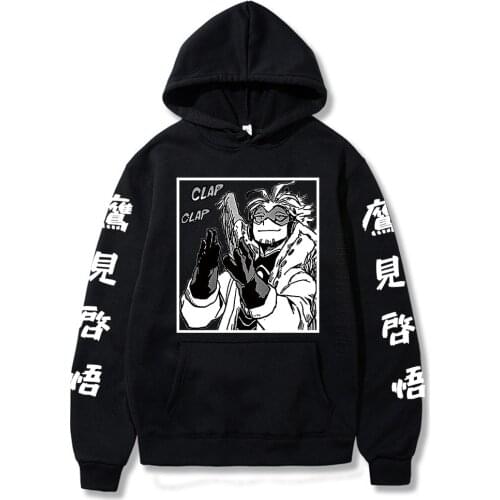 Japanese Anime Hoodie Streetwear Women Men My Hero Academia Hawks Harajuku Clothes Sweatshirt Streetwear Hoodie