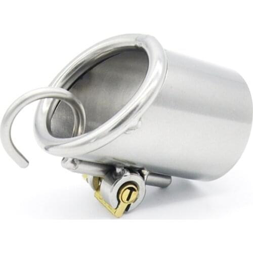 Happygo,Stainless Steel PA Puncture Chastity Device,only for PA800 and PA600 Cock Cage,Penis Lock,Cock Ring,Chastity Belt,A213