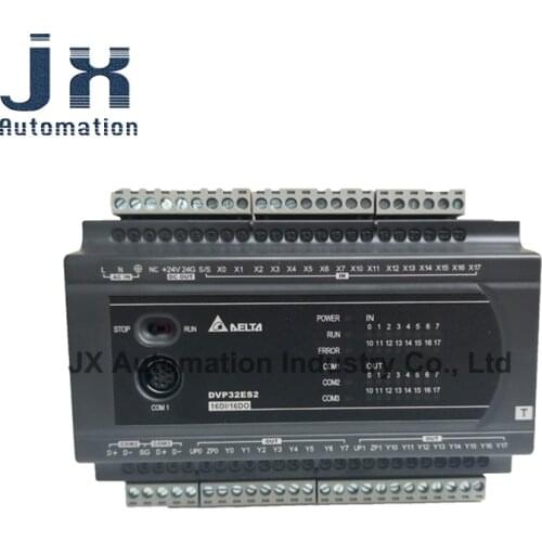 100% Original Delta 32 Points PLC Controller DVP32ES200T Transistor DVP32ES200R Relay