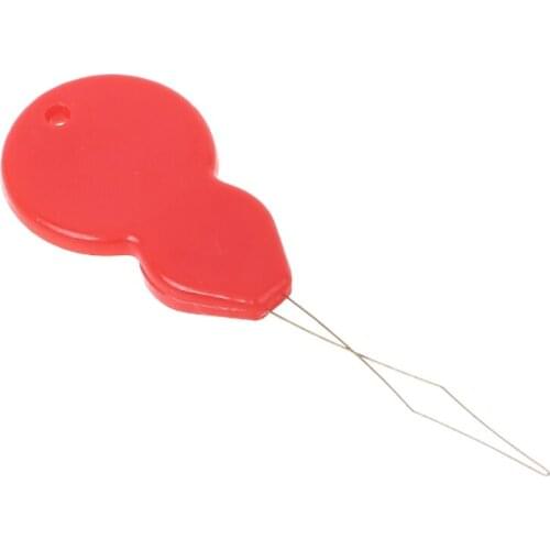 37 Pieces Assorted Beading Needles Long Straight Beading Thread Needles Big Eye Beading Needles with Sewing Pin Cushion Needle