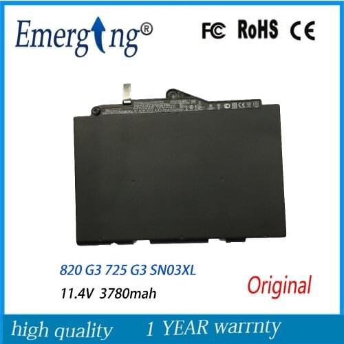 44WH New Original Laptop Battery for HP EliteBook 820 G3 725 G3 SN03XL ST03XL 800514-001N HSTNN-UB6T