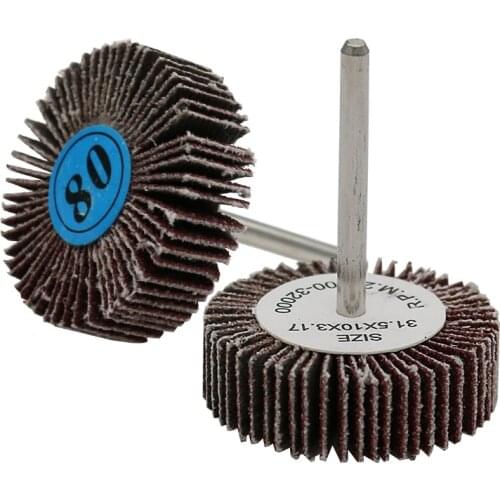 5PC Dremel Accessories Sandpaper Flap Disc Polishing Belt Grinder Wheels Abrasive Sanding Discs Shutter Rotary Electric Tools