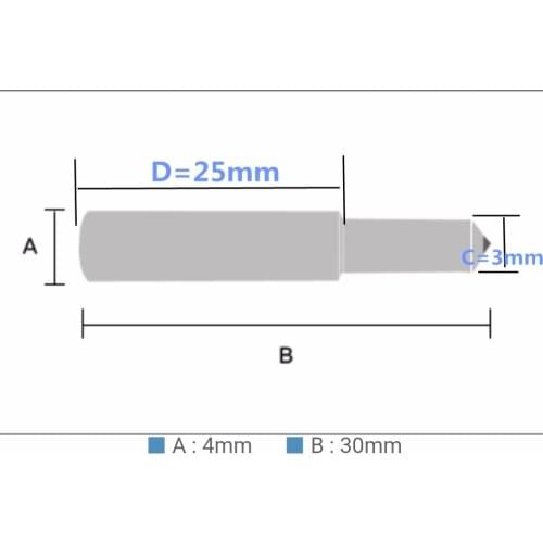 5pcs/lot 4*30*90degree 4*30*120degree dianmond drag engraving bit