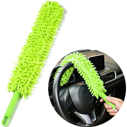 57x6.5cm Bendable Duster Bendable Chenille Microfiber Duster Household Dusting Brush Cars Cleaning Accessories Duster Droship