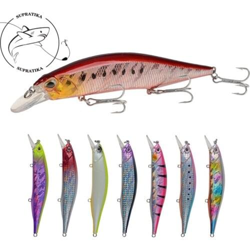 9Pcs 13.5cm/17.5g Ring beads Artificial Lifelike Rock Crank Plastic Hard Bait 3D Eye Anti-corrosion With Treble Hook Bionic Bait