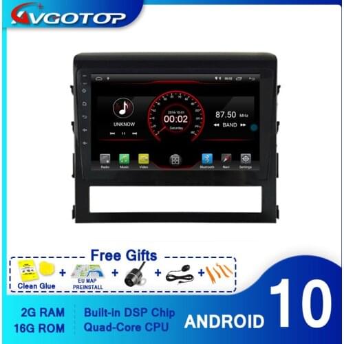 AVGOTOP CAR DVD PLAYER GPS Android 10 FOR TOYOTA LANDCRUISER 2016 Multimedia Navigation player