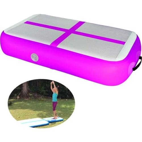 Free Shipping Inflatable Air Track Mini Size Air Block For Sale 1*0.6*0.1m Air Track Mats For Cheerleading Gymnastics Mat Cheap