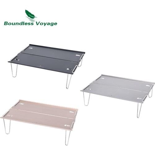 Boundless Voyage Camping Table Picnic Small Folding Table Outdoor Ultralight Aluminium Alloy Portable Removable Dining-table