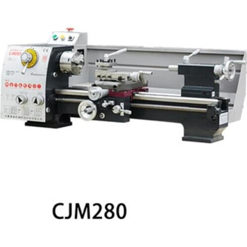 CJM280 Bench Lathe Industrial Machine Tool Small Bench Lathe Household Metal Machine Tool Machining Center High precision Lathe