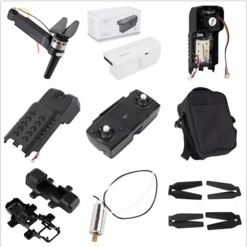 SJR/C SJRC F11 Drone RC Quadcopter Spare Parts original Accessories blades motor arm camera set Charging Cable control
