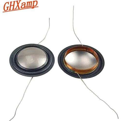 Ghxamp 20.4mm Speaker Treble Voice Coil Titanium Diaphragm + Silk Film Copper coil aluminum 6OHM 8OHM High-end 2PCS