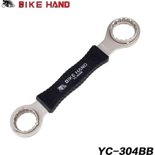 BIKEHAND Bike Bicycle Repair Tools Road Cycling Crankset Demolition Retreat Crank Axis Tool Remover 4 in One Axis Tool YC-304BB