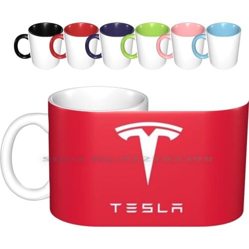 Tesla Motors Ceramic Mugs Coffee Cups Milk Tea Mug Tesla Tesla Motors Elon Musk Spacex Model 3 Model X Tesla Motors Elon