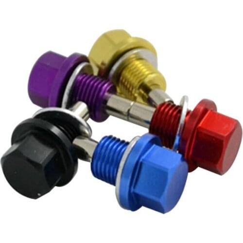 M16*1.25 Magnetic Engine Oil Drain Magnetic Oil Pan Drain Plug Bolt Nut For Most Honda Mitsubishi Mazda