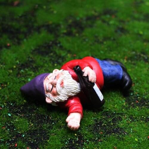 Resin Moss Micro Landscape Decoration Outdoor Fairy Miniature Garden decoration Dwarf Ornaments Handicraft patio decoration