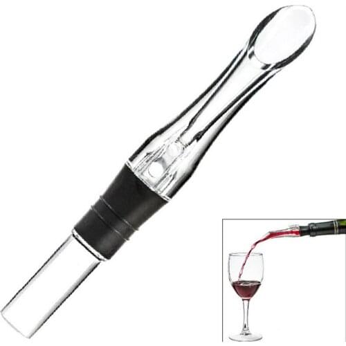Acrylic Essential Bar Tools Set Quick Aerating Pourer Decanter Wine Aerator Spout Pourer Wine Accessories