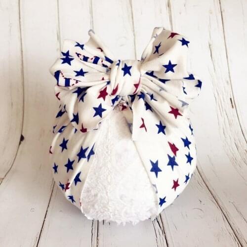 2019 Autumn Winter Newborn Baby Hat Cotton Print Striped Solid Color Stars Cute Bow Baby Boy Girl Floral Hooded