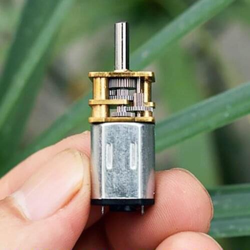 DC 6V 12V 50rpm Micro N20 Geared Electric Motor Slow Speed Quiet Precision All-steel Gear Box High Torque for Smart Car Model