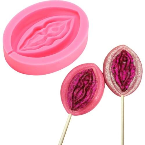 Sexy Woman Genital Chocolate Mold Silicone Mold Baking Tools, Kitchen Accessories Fondant Cake Decoration P110