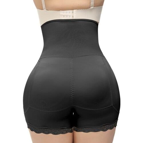 Padded Hip Pads Fake Ass Body Shapewear Women Tummy Buttock Lifter Hip Lift Lace High Waist Slimming Panty Control Body Shaper