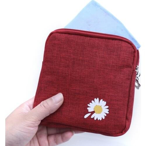 Women Sanitary Pad Pouch daisay Tampon storage Bag for Female Reusable Napkin Coin Lipstick Perfume Organizer 2020 new
