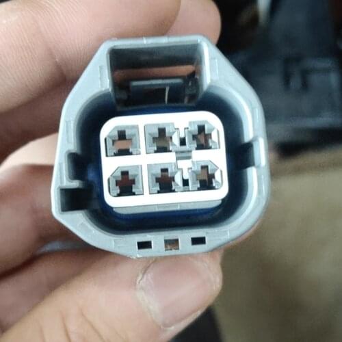 2pcs 6 Pin/Way Female Taillight Connector Plug Wire Cable Pigtail For Land Rover Discovery 3 4 Jaguar Range Rover Freelander 2