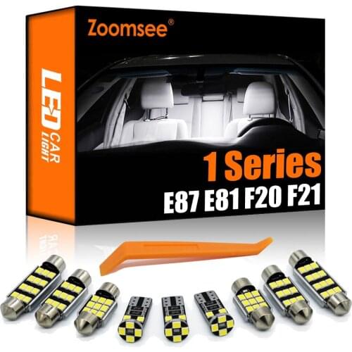 Zoomsee Best Canbus For BMW 1 Series E87 E81 E82 E88 F20 F21 2003-2014 Car LED bulb Indoor Interior Dome Trunk Glove Light Kit