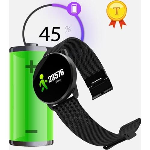 2018 best waterproof Heart Rate detection BLE 4.2 Smart Wristband With Pedometer Sleep Monitor 45days standby time Smartband