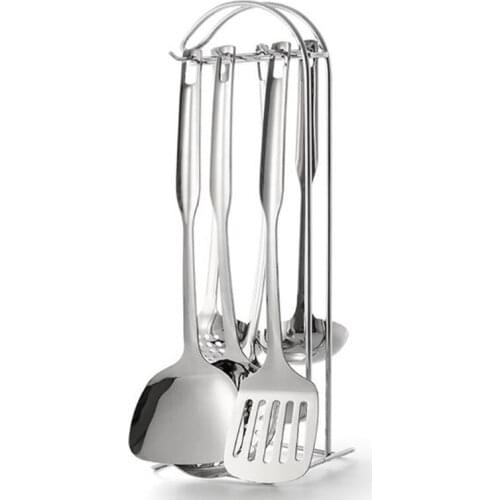 210213/Household stainless steel kitchen utensils piece set /spatula set /Cookware Sets/Humanized design/Brushed polished