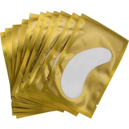 50 pairs/lot Lint Free Under Eye Patch for Eyelash Extension Gel Thin Patches