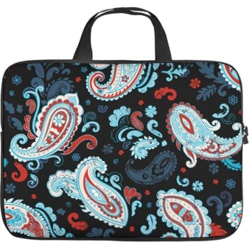 Mandala Flower Paisley Tablet Sleeve Customized 3D Tablet Protective Bag Durable Neoprene Fabric Laptop Computer Sleeves for
