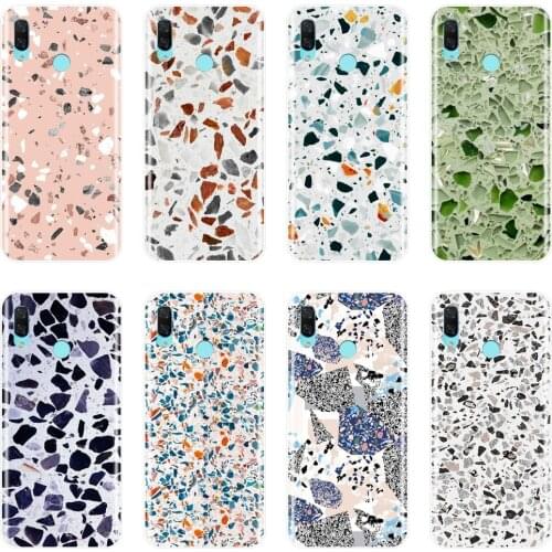 For Huawei Nova Smart Lite 2017 Phone Case Silicone Art Graffiti Stone Soft Back Cover For Huawei Nova 2i 3 3I 3E 2 Lite Plus