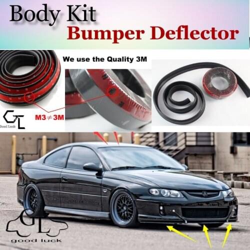 Bumper Lip Deflector Lips For Holden Monaro / HSV Front Spoiler Skirt For TopGear Friends to Car Tuning View / Body Kit / Strip