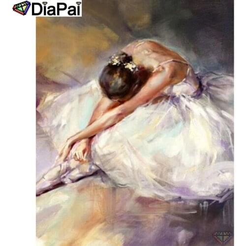 DIAPAI 5D Diamond "Oil painting beauty"Diamond Embroidery Full Round/ Square Diy Diamond Painting Cross Stitch Home Decor A25222