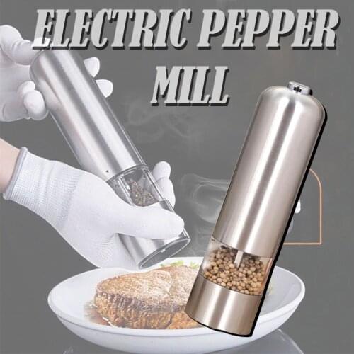 Electric Automatic Mill Pepper Grinder Electric Pepper Grinder Salt And Pepper Mills Spice Grinder Pepper Core Mill Kitchen Tool