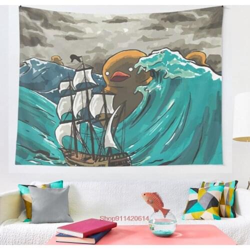 Deep Sea Duckies tapestry Wall Hanging Astrology Divination Bedspread Beach Matwitchcraft Mandalay Hippie Mandalas