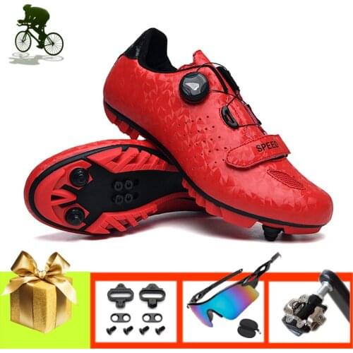 Racing Bicycle Shoes Zapatilla Ciclimo Mtb Hombre MTB Mountain Bike Sneakers Add SPD Pedal Male Outdoor Breathable Cycling Shoes