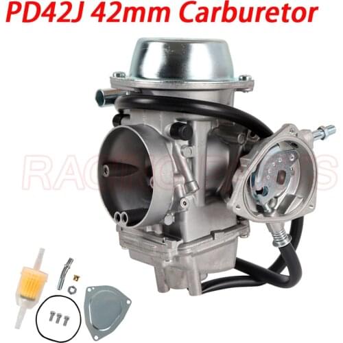 42mm Carburetor Carb for PD42J Grizzly 600 660 YFM600 ATV Raptor 500 650 660 ATV Quad UTV