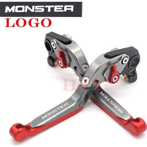 Motorcycle Accessories Adjustable Folding Extendable Brake Clutch Levers for ducati 400 MONSTER 04-07 620 MONSTER/620 MTS 03-06