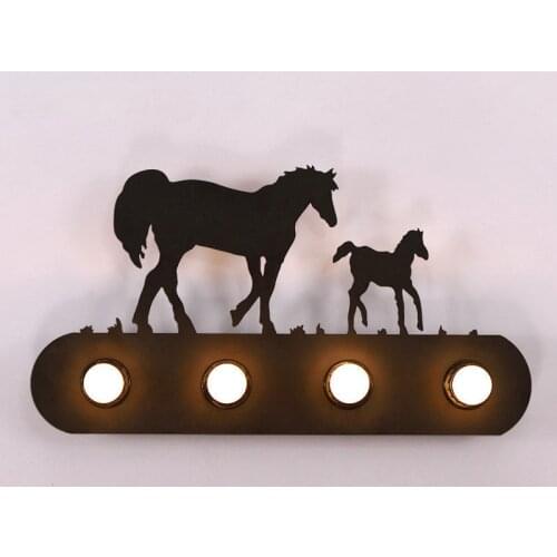 Wall Lamp Retro industrial style living room bedroom bedside dining room aisle lamp American country creative Wall Light