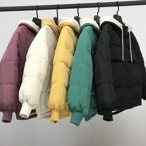 New Hooded Collar Female Coat Winter Womens Outwear Winter Jackets Autumn Cotton Padded Chaqueta Mujer Invierno