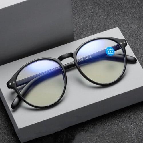 Anti Blue Light Reading Glasses for Women Men TR90 Flexible Frame Spring Hinge Computer Presbyopia Eyewear Female UV400