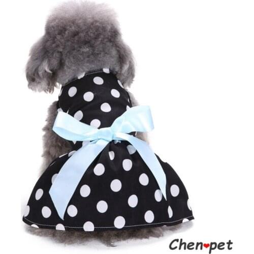 Strawberry Dress Pets Puppy Dog Clothes Chihuahua Wedding Dress Skirt Clothing Spring Dresses for Dogs Jean Pet Clothes XS-L