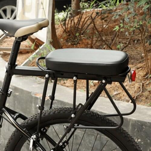 Universal Soft Bicycle Rear Seat Cushion Bike Carrier Children Back Seat Seat Pad Easy to Install B2Cshop