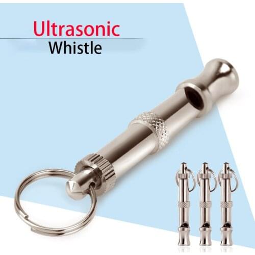 Pet Dog Whistle Two-tone Ultrasonic Flute Stop Barking Ultrasonic Sound Repeller Pet Training Supplies Dog Training