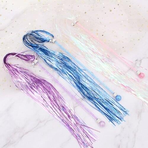 Gorgeous Feather Wand Quality Cat Teaser Feather cat Interactive Toy Stick Feather Wand With Bell Cat Teaser Toy Cat Supplies